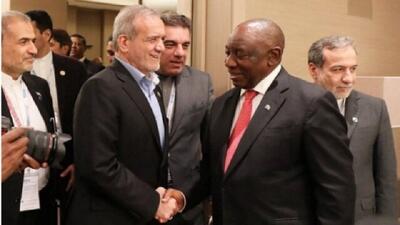  رئیس‌جمهور آفریقای جنوبی به پزشکیان تبریک گفت