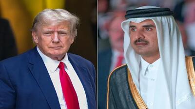  تماس امیر قطر و ترامپ درباره تحولات منطقه