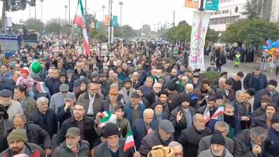  حضور پرشور مردم مازندران در راهپیمایی ۲۲ بهمن