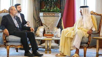  تبادل آخرین تحولات مذاکرات هسته‌ای با وزیر امور خارجه قطر