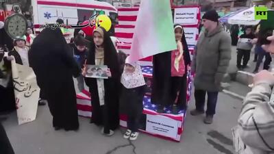  تصاویر خبرساز از راهپیمایی 22 بهمن که بین المللی شد