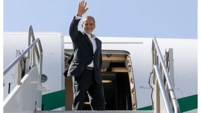  پزشکیان وارد گلستان شد