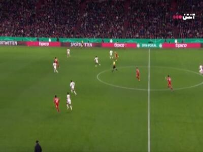  گل دوم بایرن مونیخ به لایپزیش (دیاز)