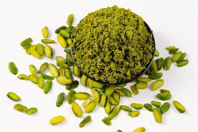  طرز تهیه پودر پسته تقلبی | با نخود فرنگی پودر پسته درست کردم