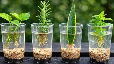 آموزش ریشه دار کردن گیاه؛ با این ترفند خونه رو تبدیل به گلخونه کن