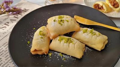  طرزتهیه شیرینی خرمایی بسیار نرم و خوشمزه/فوری آماده میشه!