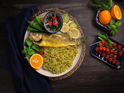  کالری سبزی پلو با ماهی چقدر است ؟