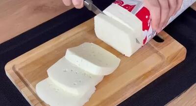  دیگر پنیر نخرید ! یک کیلوگرم پنیر از یک لیتر شیر فقط در ۵ دقیقه !