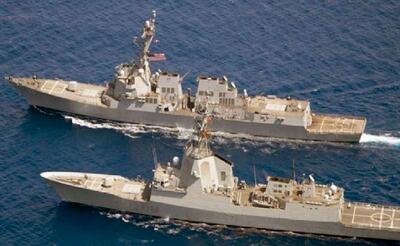  حادثه در ناوگان دریایی آمریکا/برخورد دو کشتی نیروی دریایی آمریکا+ جزییات حادثه