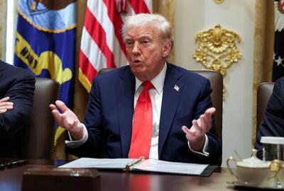  خبرنگار: آیا برای توافق با ایران جدول زمانی مشخصی وجود دارد؟/ ترامپ: حدس می‌زنم که ظرف یک ماه آینده؛ چیزی شبیه به این/ تا هر وقت که بخواهم با ایرانی‌ها صحبت خواهم کرد