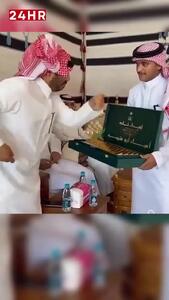  شمش‌های طلای ۲۴ عیار، هدیه خاص یک عروسی در عربستان