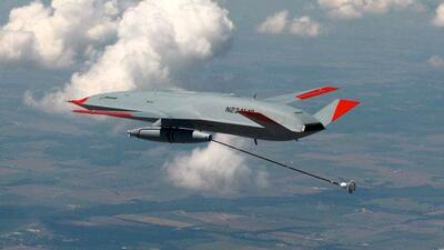  پهپاد سوخت‌رسان MQ-25 روی ناو هواپیمابر امریکا نشست!