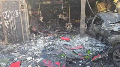  آتش سوزی مرگبار مکانیکی در تهران