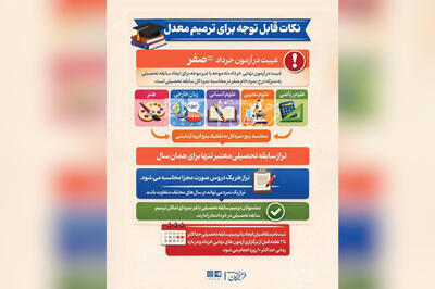  جزئیات ترمیم معدل در خرداد ۱۴۰۵