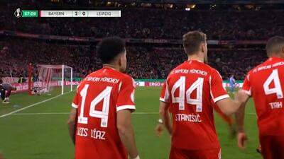  گل دوم بایرن مونیخ و آربی لایپزیش (لوئیز دیاز)