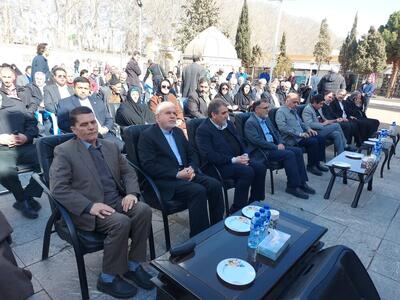 رونمایی از المان بایزید بسطامی با حضور وزیر میراث فرهنگی