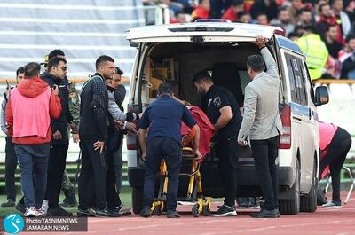  عکس| اتفاق عجیب در لیگ دسته ۳؛ انتقال مصدوم با پراید به جای آمبولانس!