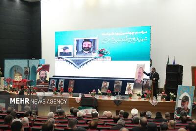  چهلمین روز شهادت شهید «فرج‌الله شوشتری» در مشهد برگزار شد