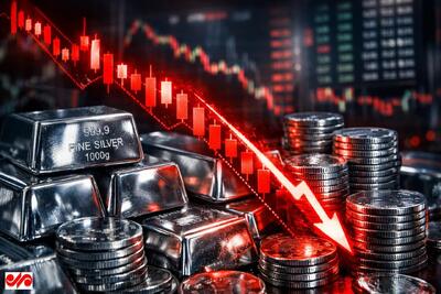  افت ۹۴ سنتی قیمت نقره در بازارهای جهانی