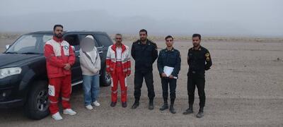  نجات معجزه‌آسا بانوی 36 ساله در کویر لوت