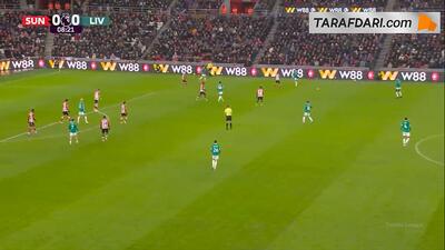  خلاصه بازی ساندرلند 0-۱ لیورپول (لیگ برتر انگلیس - 26-2025) - پارس فوتبال