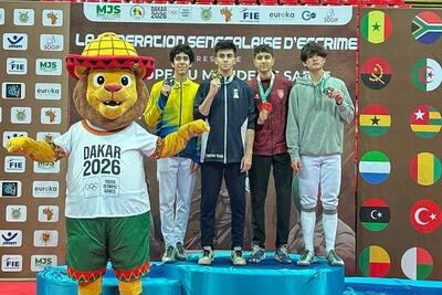  مدال طلای تاریخی شمشیرباز ایران در جام جهانی نوجوانان - پارس فوتبال