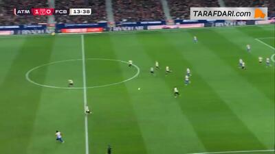  گل آنتوان گریزمان به بارسلونا (اتلتیکو مادرید 2-0 بارسلونا) - پارس فوتبال