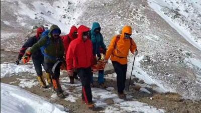  سقوط مرگبار کوهنورد در ارتفاعات دورود