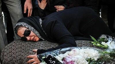  عکس ها / ضجه های زیبابروفه سر مزار همسر جوانش با حضور داغدار حضور امین حیایی، نفیسه روشن و سمیرا حسن پور برای همدردی/ روحش شاد