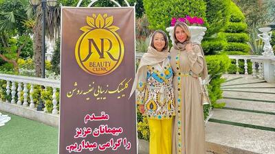  فیلم و عکس ها / نفیسه روشن کلینیک زیبایی افتتاح کرد / نگاهی به چیدمان لوکس مراسم افتتاحیه کلینیک خانم بازیگر با حضور آقایان و خانم های مشهور