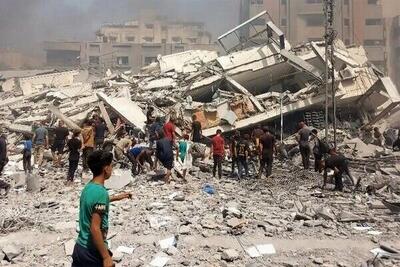  ۱۱ هزار نفر در نوار غزه زیر آوار یا مفقود هستند