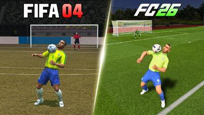  سیر تحول گرافیک محوطه تمرین از FIFA 04 تا EA FC 26