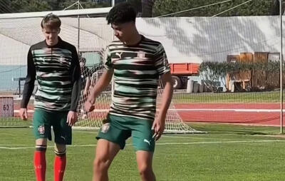  مثل پدر! هنرنمایی پسر کریستیانو رونالدو با توپ در تمرینات