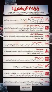  زلزله ۴۷ریشتری!