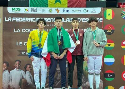  طلای تاریخی نوجوان شمشیرباز ایران در جام جهانی