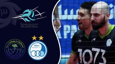  خلاصه والیبال استقلال گنبد - مهرگان نور