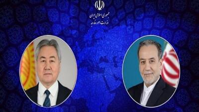  وزیر خارجه قرقیزستان سالگرد پیروزی انقلاب را به عراقچی تبریک گفت