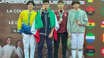  طلای تاریخی مرادی در جام‌جهانی شمشیربازی نوجوانان