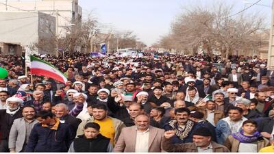  گرامیداشت چهل و هفتمین سالروز پیروزی انقلاب اسلامی در روستاهای صالح آباد + فیلم