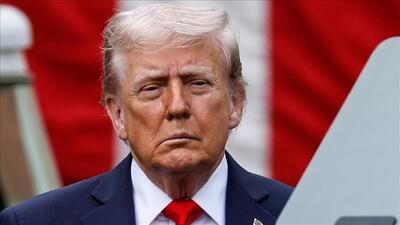  گریم سنگین ترامپ خبرساز شد+ عکس