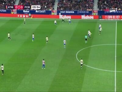  گل اول اتلتیکومادرید به بارسلونا(گل به خودی گارسیا)