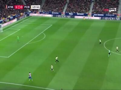  گل دوم اتلتیکومادرید به بارسلونا(گریزمان)