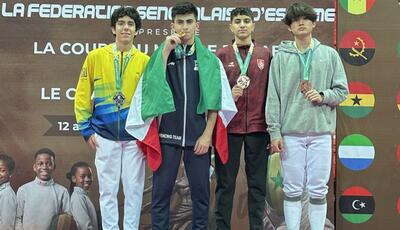  مدال طلای تاریخی شمشیرباز ایرانی در جام جهانی