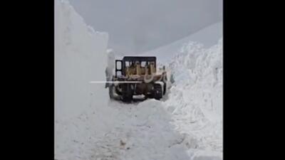  اینجا سیبری نیست گردنه چری کوهرنگ است