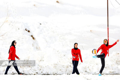  تور ملی والیبال برفی بانوان