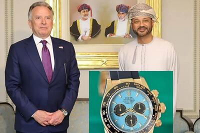  ساعت لوکس ویتکاف در مذاکرات عمان مورد توجه قرار گرفت