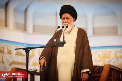  آیت ا...علم الهدی: حضور مردم برهم زننده موازنه قدرت دشمن در کشور شد/ وظیفه مردم مقتدرانه ایستادن در مقابل نقشه‌های دشمن است