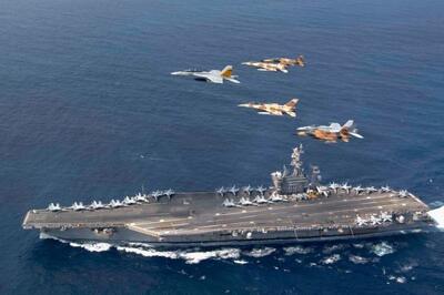  نیویورک‌تایمز: ناو هواپیمابر «یو‌اس‌اس جرالد آر. فورد» به همراه کشتی‌های جنگی اسکورت به خاورمیانه اعزام خواهد شد