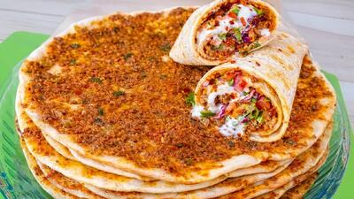  طرز تهیه لحماجون ترکی / بهترین ساندویچ برای ماه رمضان