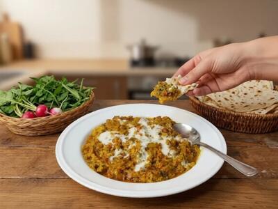  فقط با یه دونه بادمجون یه خوراک محشر درست کن / بدون گوشت اما خوشمزه تر